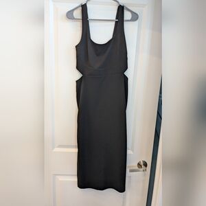 Express Elegant Black Strapless Dress